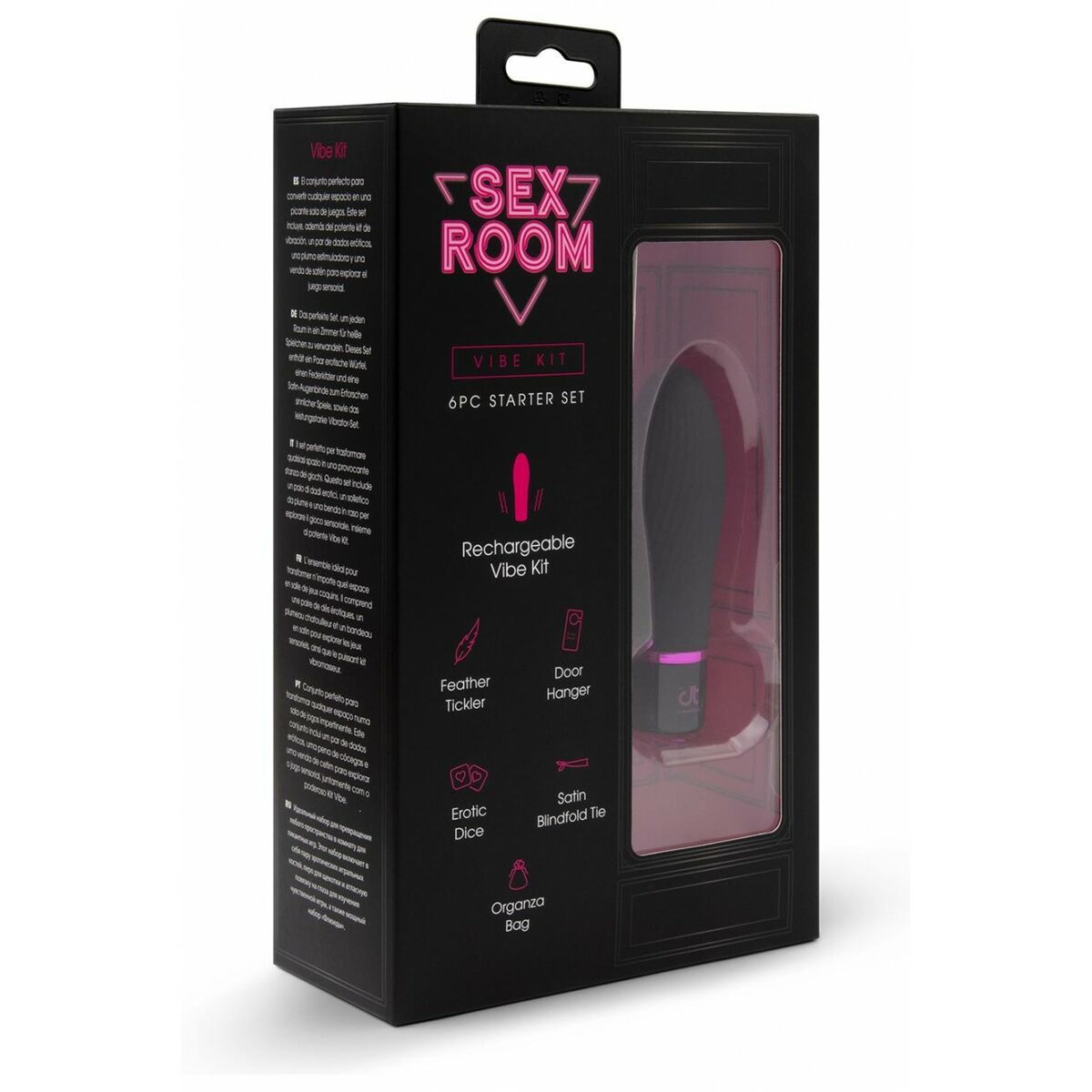 Bullet Vibrator Sex Room Vibe Black Set