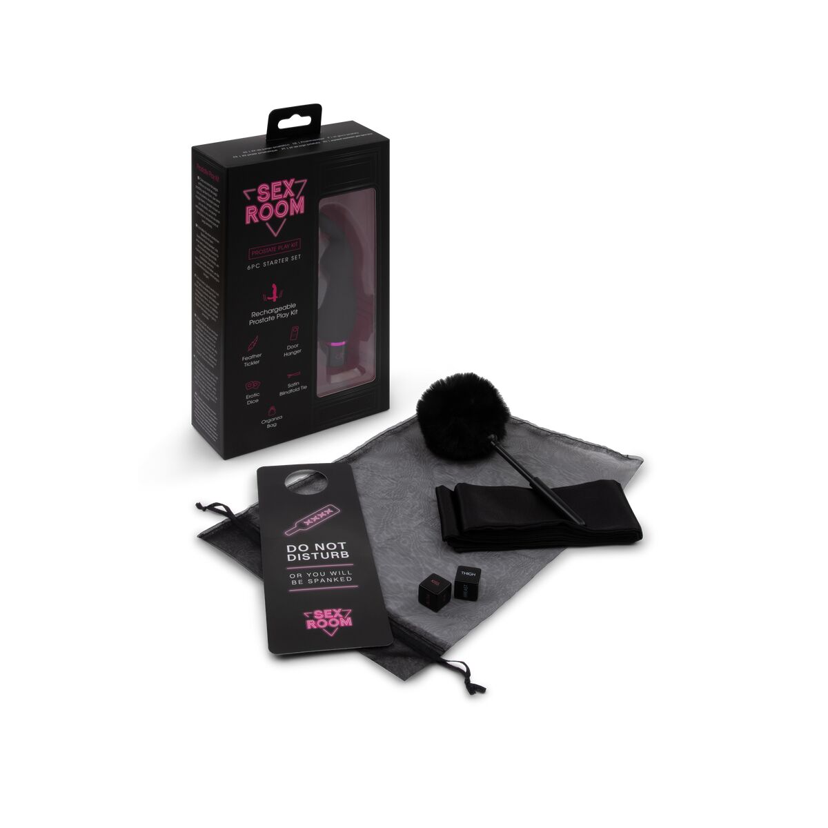 Bullet Vibrator Sex Room RAUNCHY Black Set