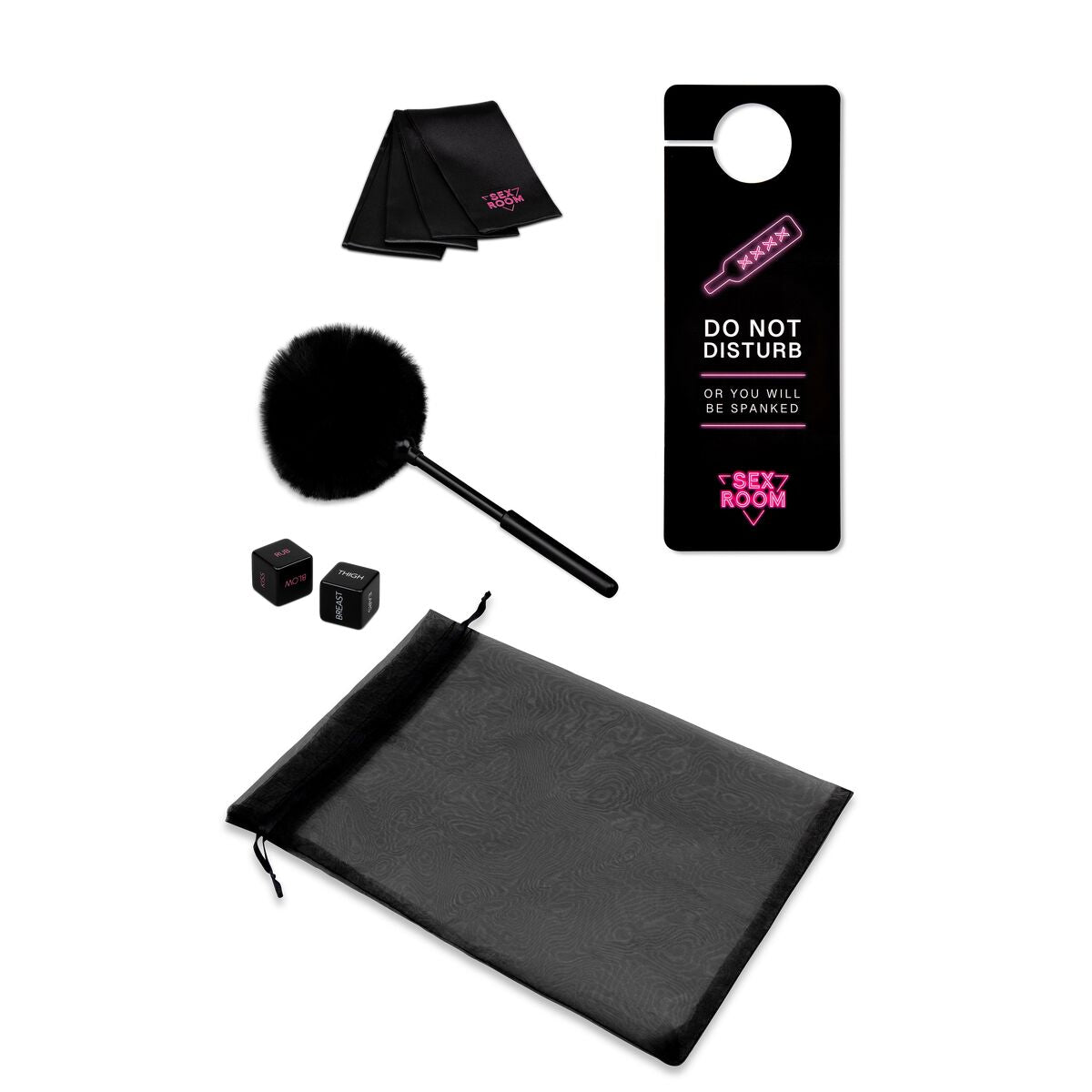 Bullet Vibrator Sex Room RAUNCHY Black Set