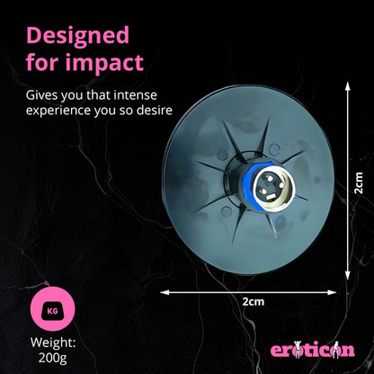 Eroticon - 3XLR to Suction Cup Suction Cup Converter.